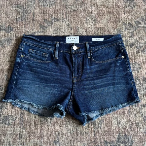 Frame Le Cutoff Denim Shorts Women’s Size 26 - Picture 2 of 9
